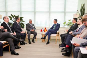 La reunión bilateral se desarrolló mientras ambos mandatarios participan en las actividades de la Asamblea General de la ONU en Nueva York.