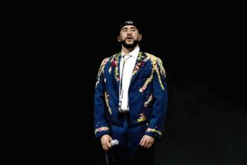 Fotografía de archivo del cantante Bad Bunny en el coliseo de Puerto Rico, en San Juan.