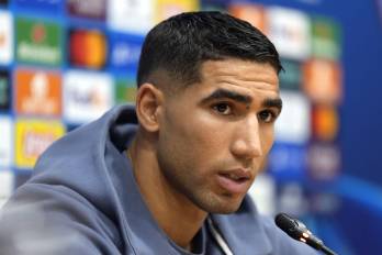 El defensa del PSG, Achraf Hakimi.