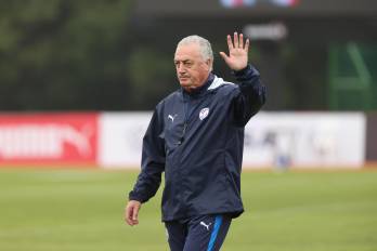 El entrenador de Paraguay, Gustavo Alfaro.