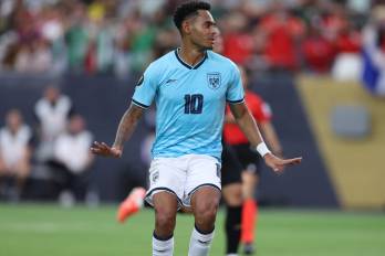 El delantero panameño, Ismael Díaz.