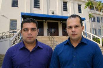 William Pittí y Ronny Rodríguez eran dos agentes del Consejo Nacional de Seguridad cuando se dieron las escuchas ilegales.