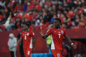 José Luis Rodríguez, de Panamá, reacciona durante el partido del Grupo L de la primera fase de la Copa Mundial de la FIFA 2026 entre Ghana y Panamá, disputado en el Toronto Stadium (BMO Field), en Toronto, Ontario, Canadá, el 17 de junio.