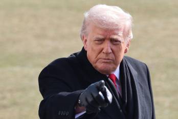 El presidente de EE.UU., Donald Trump, en la Casa Blanca en Washington (Estados Unidos).