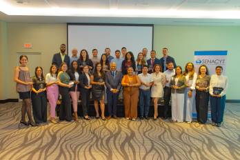 Los nuevos investigadores panameños fueron reconocidos.