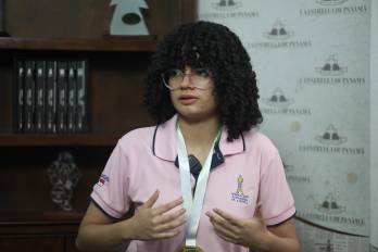 La ajedrecista panameña Alessia Avendaño Icaza.
