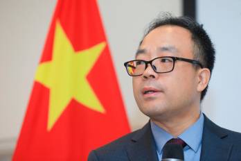 El embajador de la República Popular China en Panamá, Zhang Xiangyan.