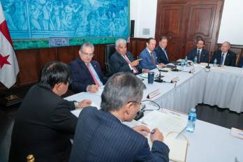 Encuentro entre el presidente de la República, José Raúl Mulino, y representantes del Keidanren (Federación Empresarial de Japón)
