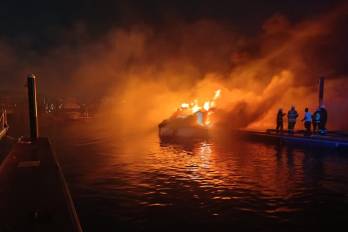 No se reportaron personas heridas en el incendio.