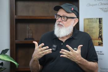 El director y actor panameño, Edwin Cedeño.