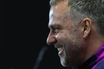 El entrenador del FC Barcelona, Hansi Flick.