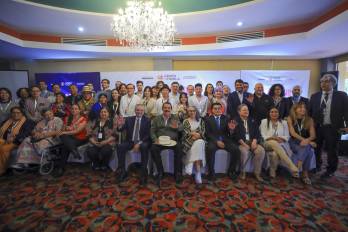 Fotografía de archivo de los participantes en la reunión del Grupo de Puebla, en Tegucigalpa (Honduras).