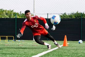 El portero de la selección de Panamá, Orlando Mosquera.
