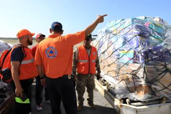 La ayuda humanitaria, antes de ser despachada hacia Venezuela.