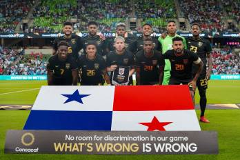 Jugadores de la Selección panameña que jugaron en el enfrentamiento contra Guatemala