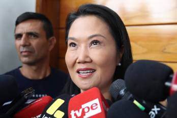 Keiko Fujimori presidente electa de Perú.