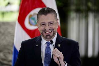 Fotografía de archivo del presidente de Costa Rica, Rodrigo Chaves.