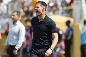 El entrenador del Real Madrid, Xabi Alonso.