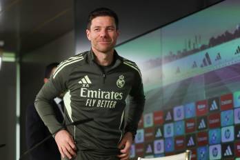 El entrenador del Real Madrid, Xabi Alonso.