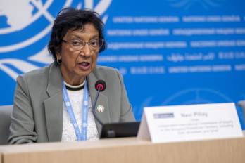 La jurista sudafricana Navanethem “Navi” Pillay fue galardonada con el Premio Nobel de la Paz.