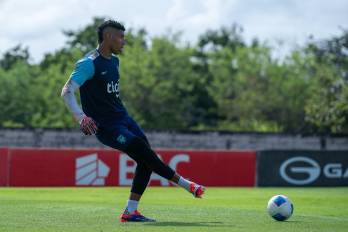 El futbolista de la selección de Panamá, Orlando Mosquera.