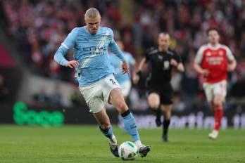 El delantero del Manchester City, Erling Haaland.