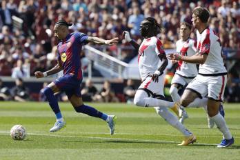 El jugador del FC Barcelona, Raphinha.