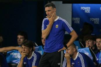 El entrenador argentino, Lionel Scaloni.