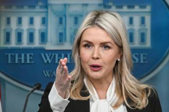 Leavitt confirmó el fallecimiento de seis soldados tras la ofensiva militar conjunta de su país e Israel contra Irán.