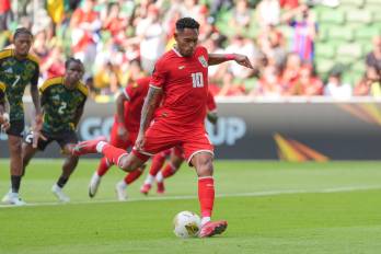 El delantero de la Selección Nacional de Panamá, Ismael Díaz.