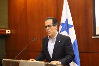 El presidente de la Cámara de Comercio, Industrias y Agricultura de Panamá (CCIAP), Aurelio Barría Pino.