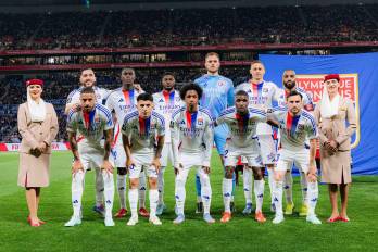 El equipo del Olympique Lyon.