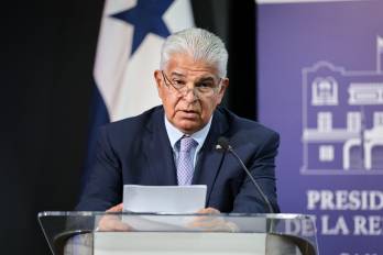 José Raúl Mulino, presidente de la República, durante la conferencia semanal de este jueves.