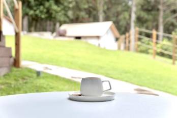 Café caliente y clima de montaña, excelente combinación.