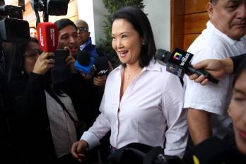 Fotografía de archivo de la candidata derechista a la Presidencia de Perú, Keiko Fujimori.