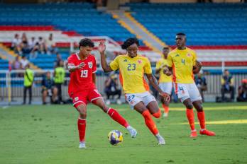 La selección Panamá Sub-20 igualó con 9 jugadores ante Colombia.
