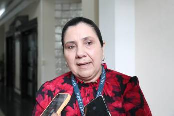 La fiscal Ruth Morcillo explicó la teoría del Ministerio Público.