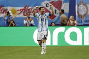 El delantero argentino, Lionel Messi.