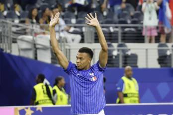 El delantero de la selección francesa de fútbol Kylian Mbappé.