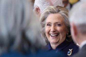 Fotografía de la demócrata Hillary Clinton, ex primera dama y candidata presidencial de su partido en las elecciones de 2016.