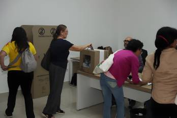Unos 26.000 colombianos residentes en Panamá están habilitados para participar en la segunda vuelta de las elecciones presidenciales de Colombia.
