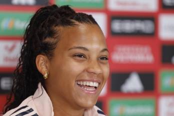 La centrocampista española Vicky López.