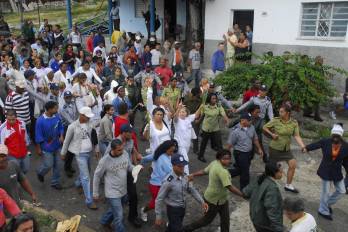 Una de las liberadas por el régimen de Cuba fue Tanía Echevarría, de las Damas de Blanco.