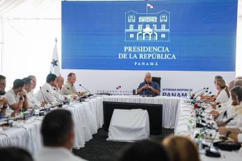 Quinta sesión del Gabinete Logístico realizado en Puerto Armuelles.