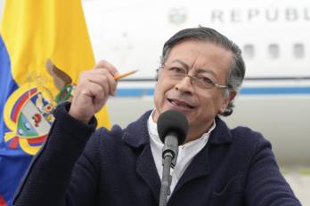 El presidente de Colombia, Gustavo Petro, en Bogotá (Colombia).