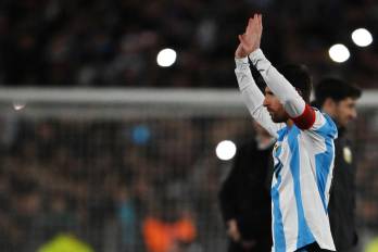 El delantero argentino, Lionel Messi.