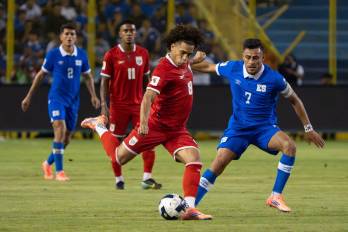 Adalberto ’Coco’ Carrasquilla, de la selección de Panamá, ante El Salvador durante las eliminatorias de Concacaf rumbo al Mundial 2026.