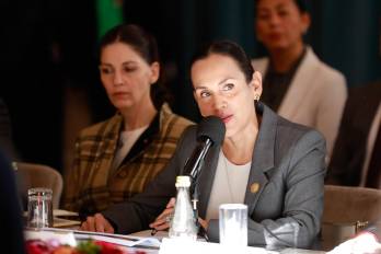La ministra de Energía y Minas de Ecuador, Inés Manzano.