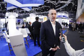 El portavoz y CEO de PriceTravel, Rafel Durán, este miércoles, durante la jornada inaugural de la feria internacional de Turismo Fitur 2026, en las instalaciones de Ifema, en Madrid.