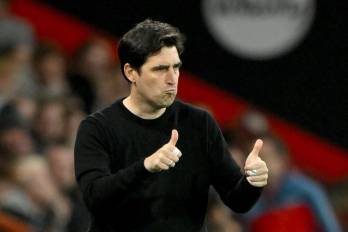 El entrenador del Bournemouth Andoni Iraola.